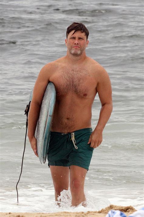 SNLs Colin Jost Goes Shirtless While Surfing in the Hamptons!